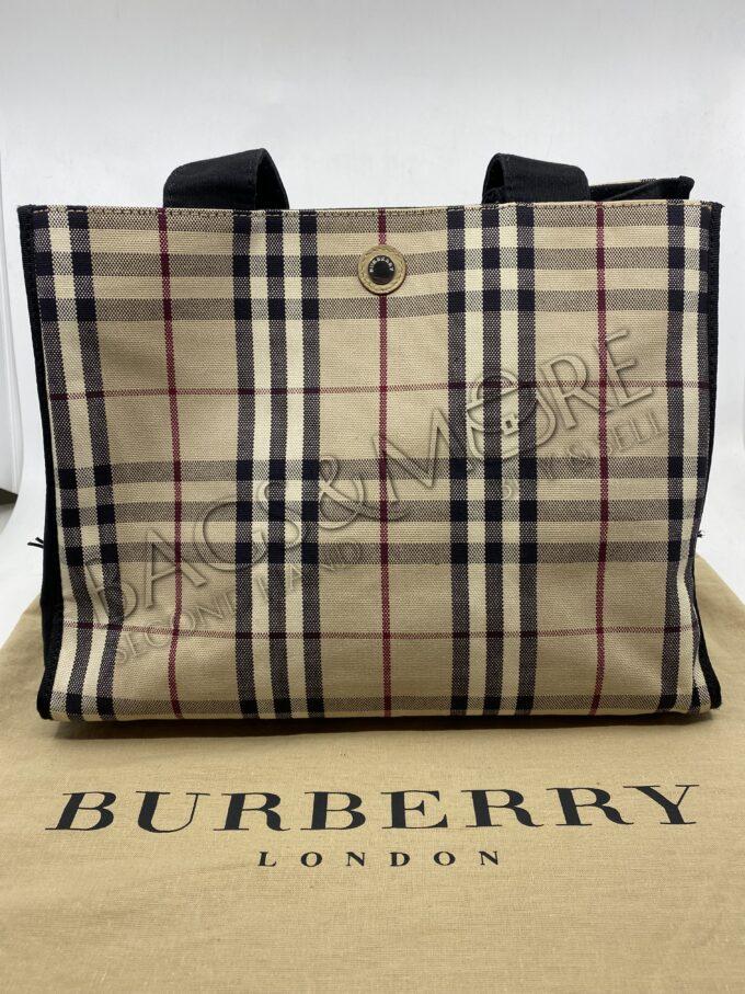 Burberry Tote Bag Nova check canvas