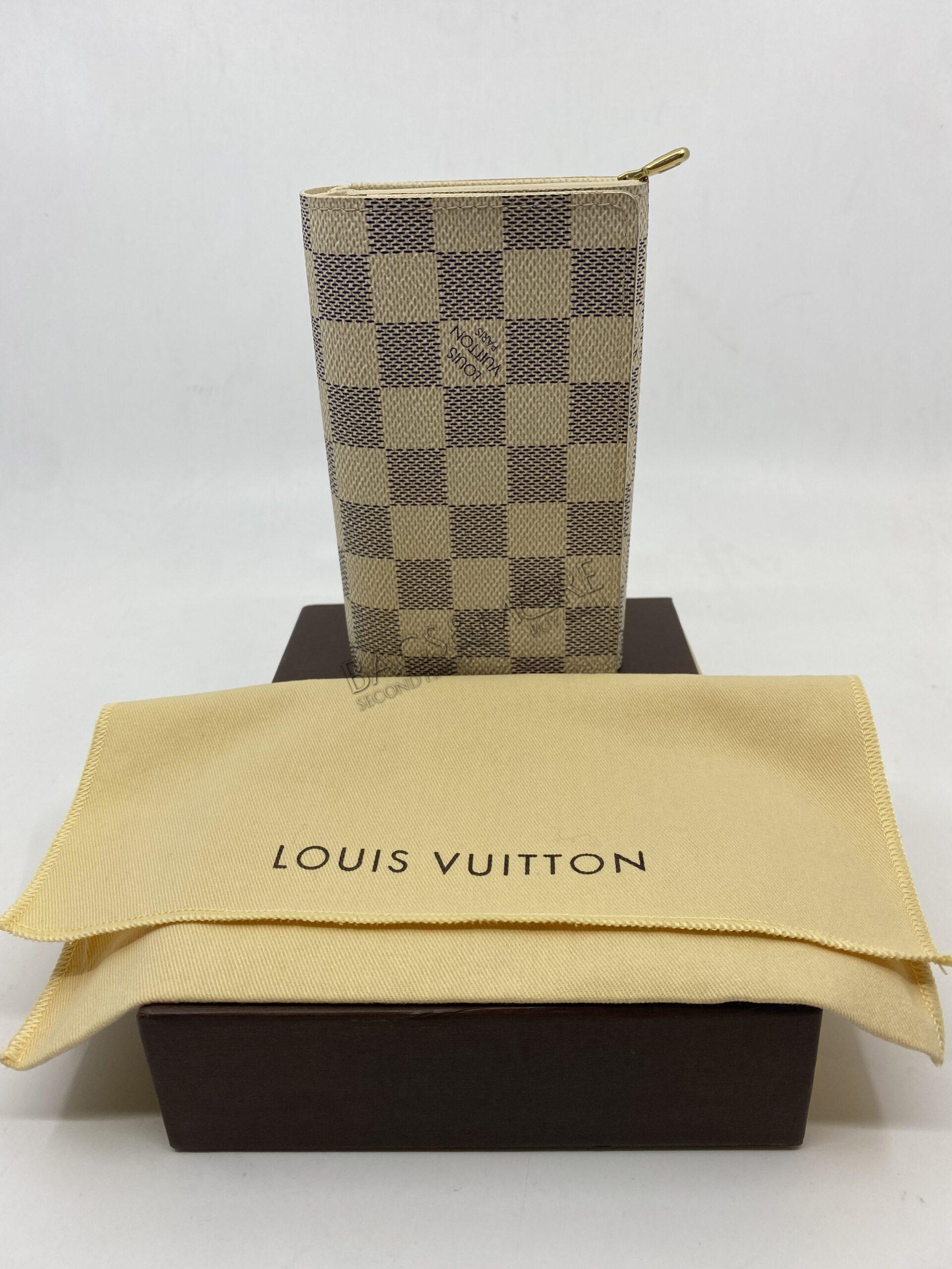 Louis Vuitton Press Button Wallet damier azur...New Condition