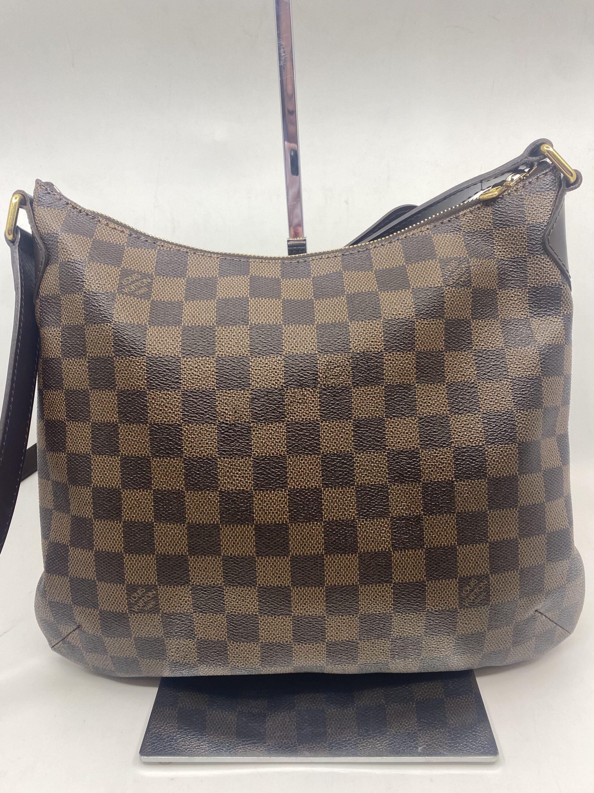Louis Vuitton Bloomsbury Crossbody damier ebene met golden hardware