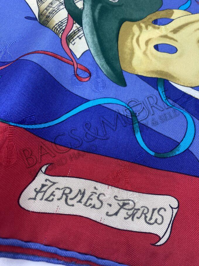 Hermes 100 % zijden sjaal Le Carnaval de Vénise