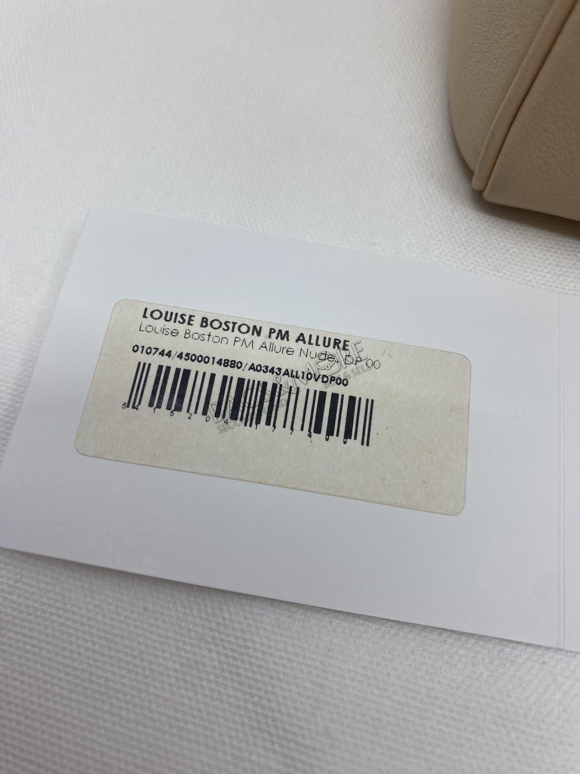Delvaux Louise Boston PM Allure kleur nude met goudkleurige hardware
