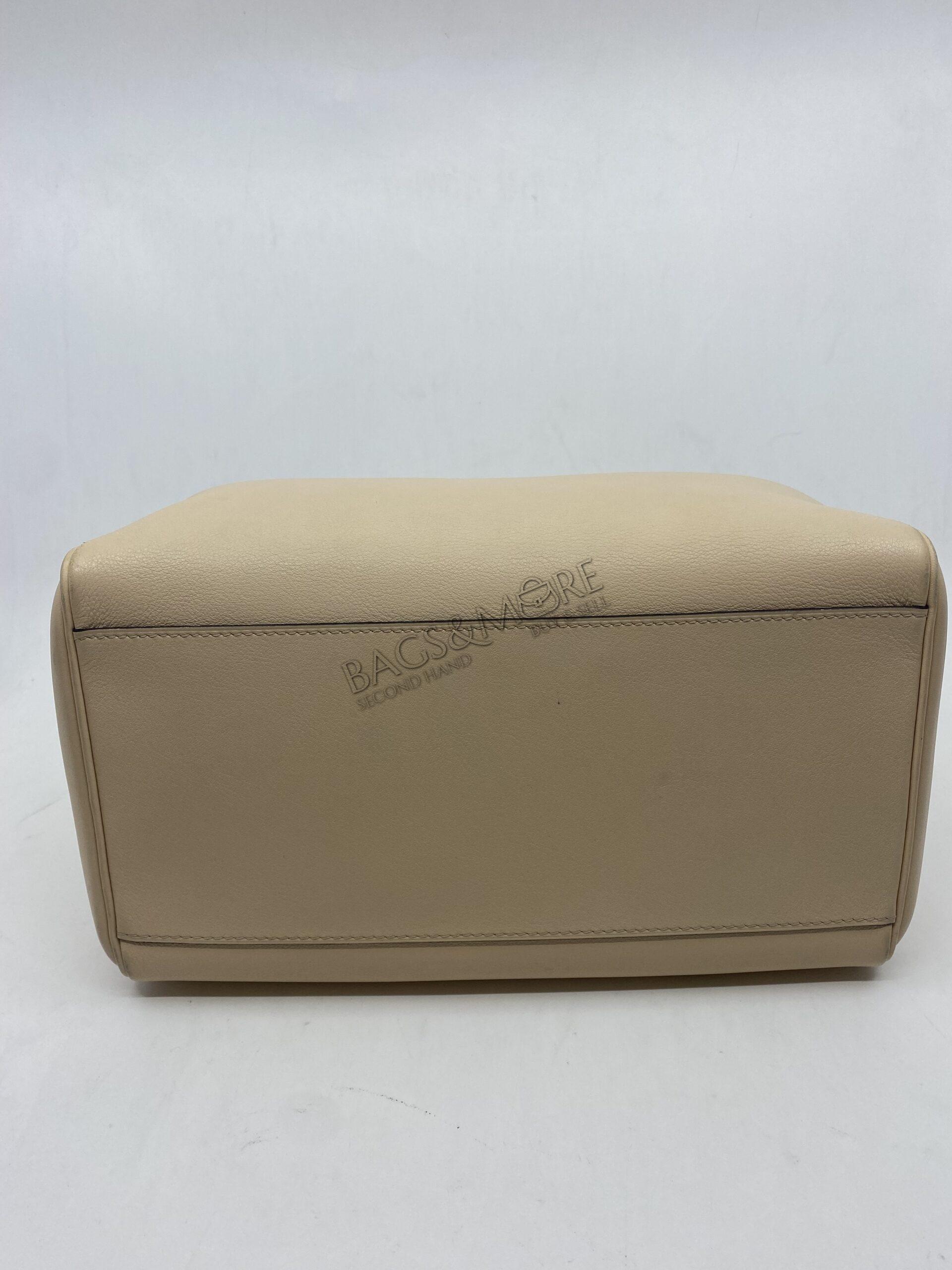 Delvaux Louise Boston PM Allure kleur nude met goudkleurige hardware