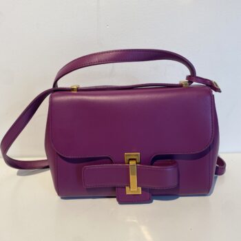 Delvaux Simplissime mini Rodeo Calf leder kleur Cardinal