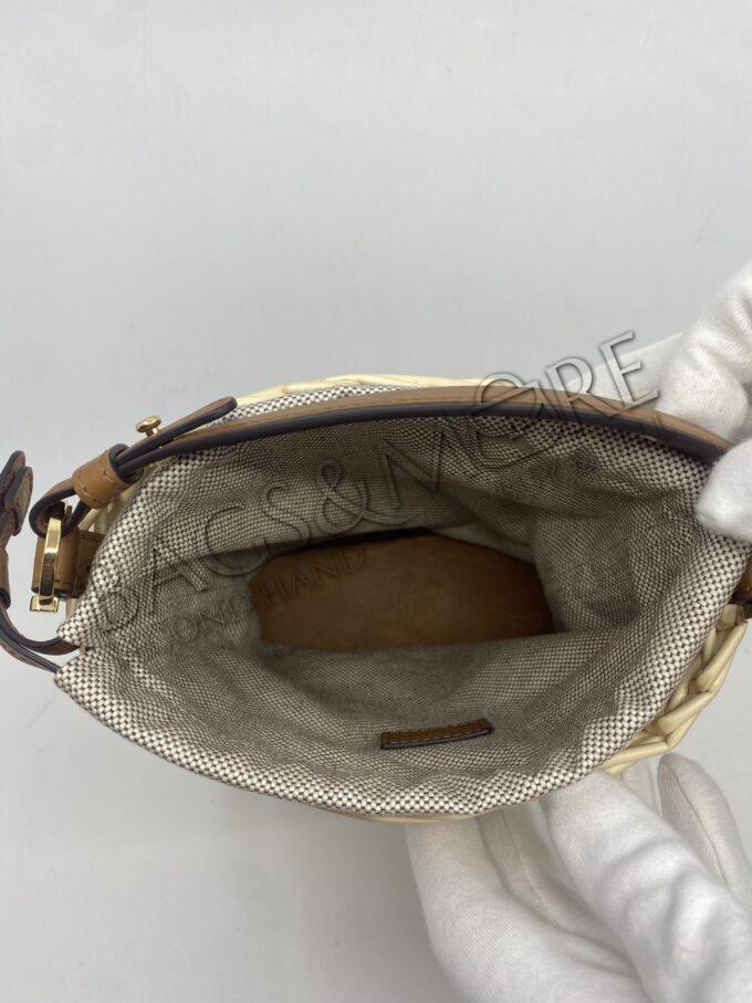 Delvaux Pin Mini Bucket Osier Dream Calf NIEUWSTAAT