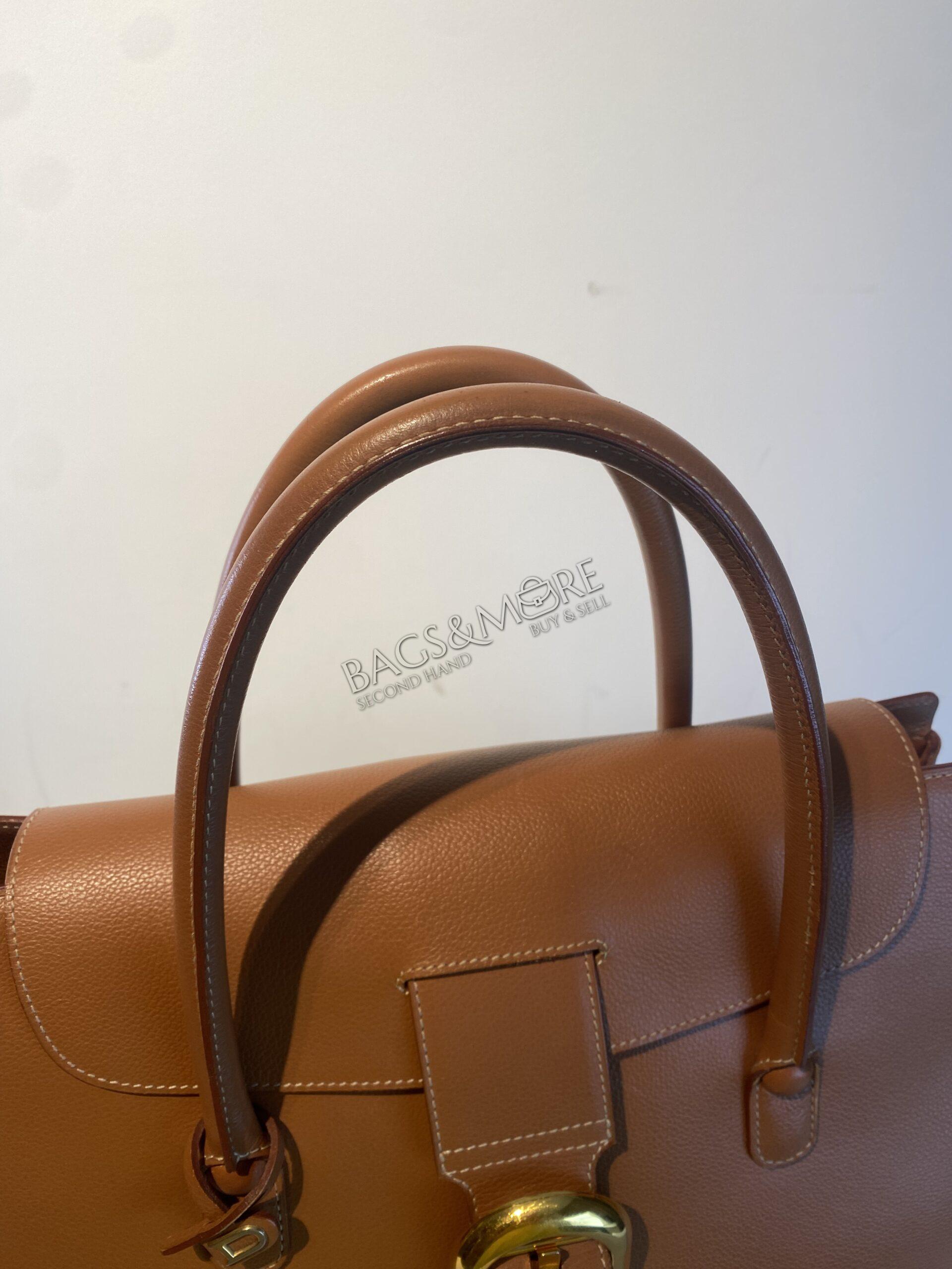 Delvaux Brillant cabriolet jumping fauve golden hardware