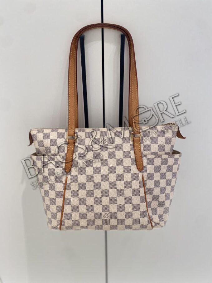 Louis Vuitton Totally PM schoudertas damier azur