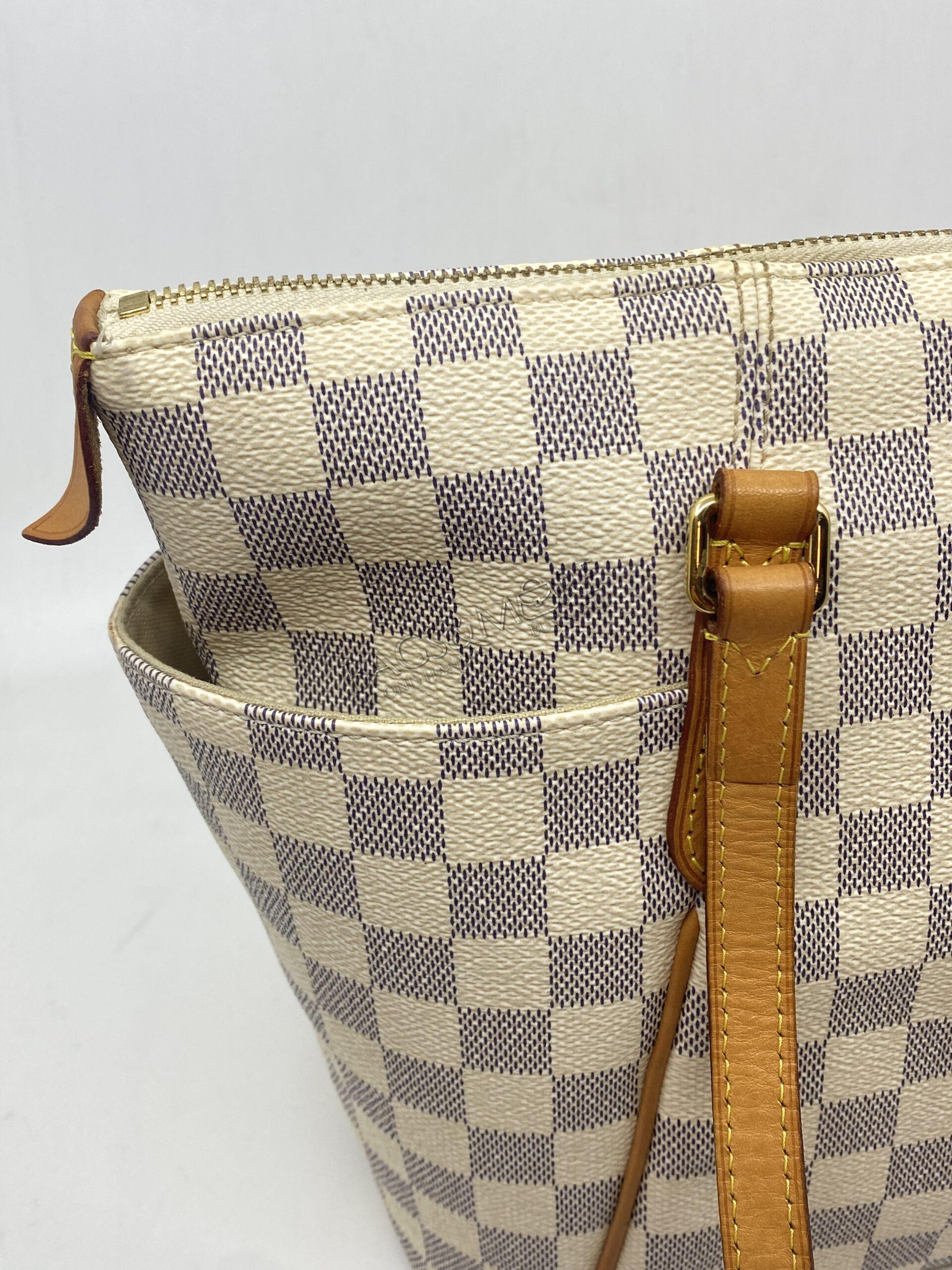 Louis Vuitton Totally PM schoudertas damier azur