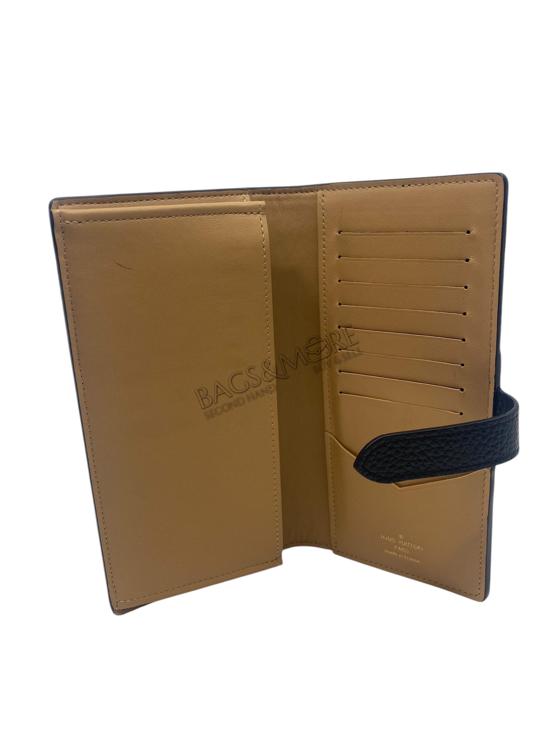 Louis Vuitton wallet noir model Arizona taurillon leder actuele Retail Price 1010 euro