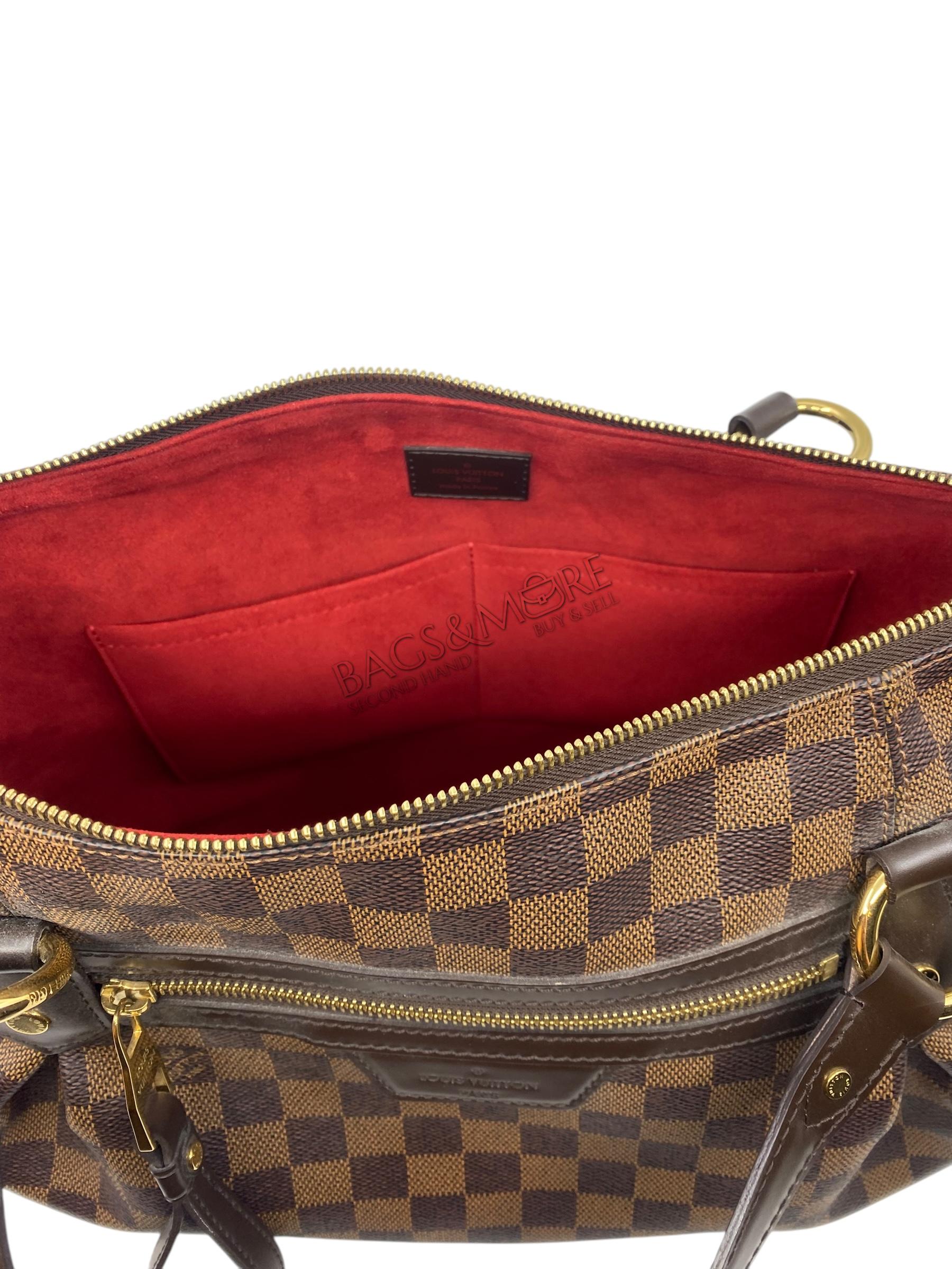 Louis Vuitton Evora handtas damier ebene en golden hardware ( niet meer te verkrijgen in de shop )