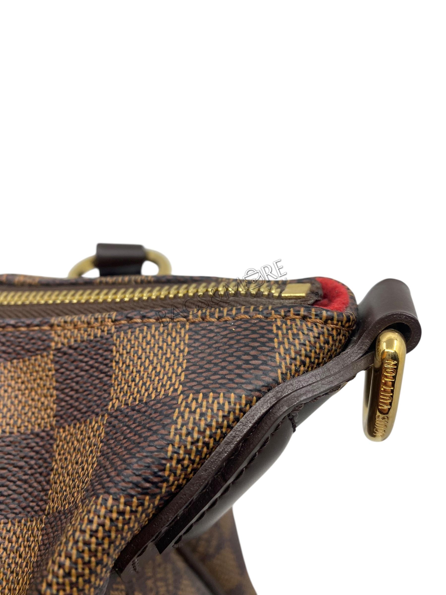 Louis Vuitton Evora handtas damier ebene en golden hardware ( niet meer te verkrijgen in de shop )