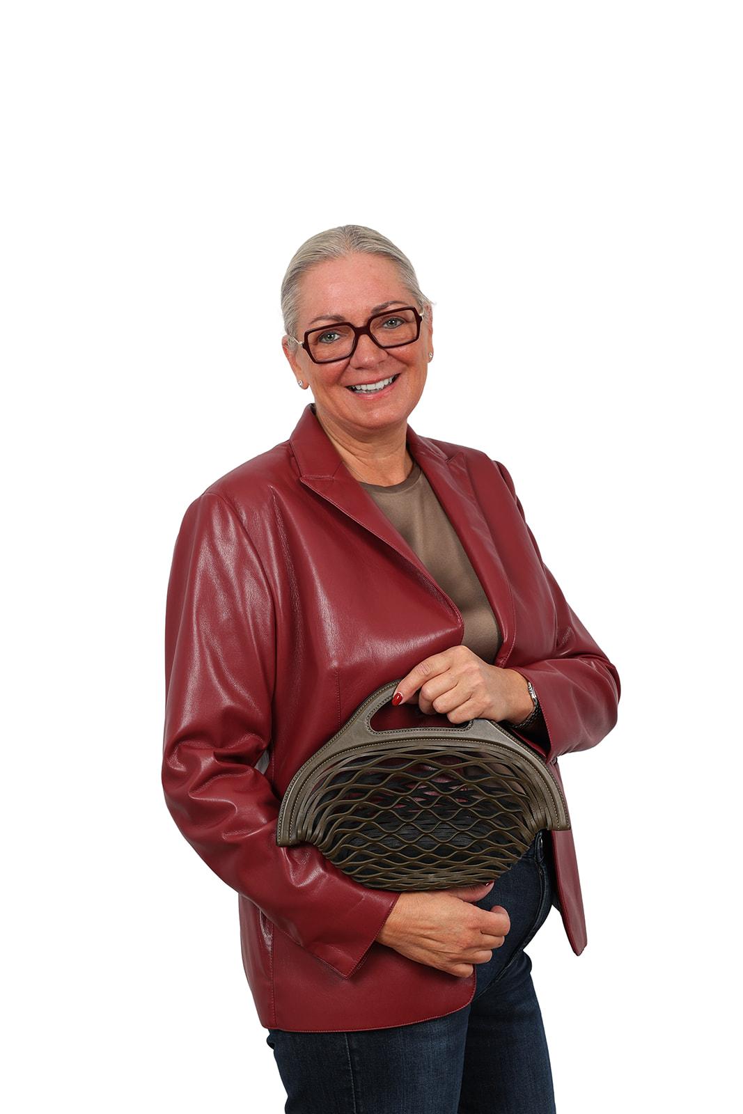 Delvaux Kaisin “Basket Bag” – Kaki / Zwart