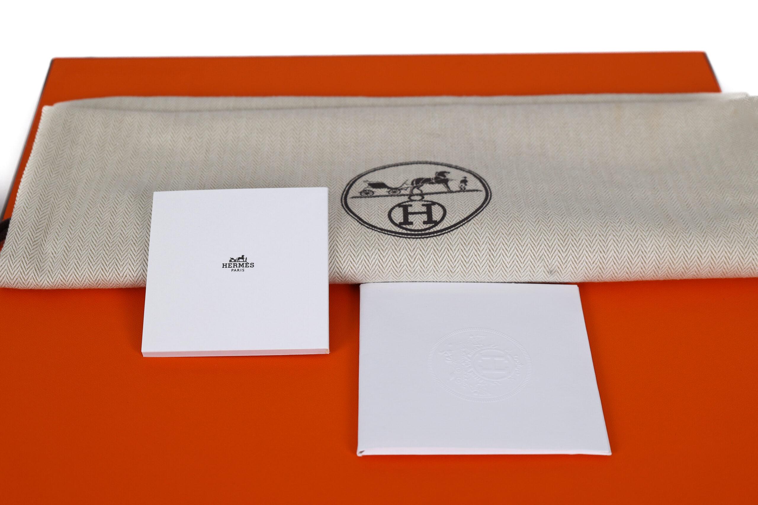 HERMÈS CONSTANCE 24 – BOX CALF – ZWART – ROSÉ HARDWARE