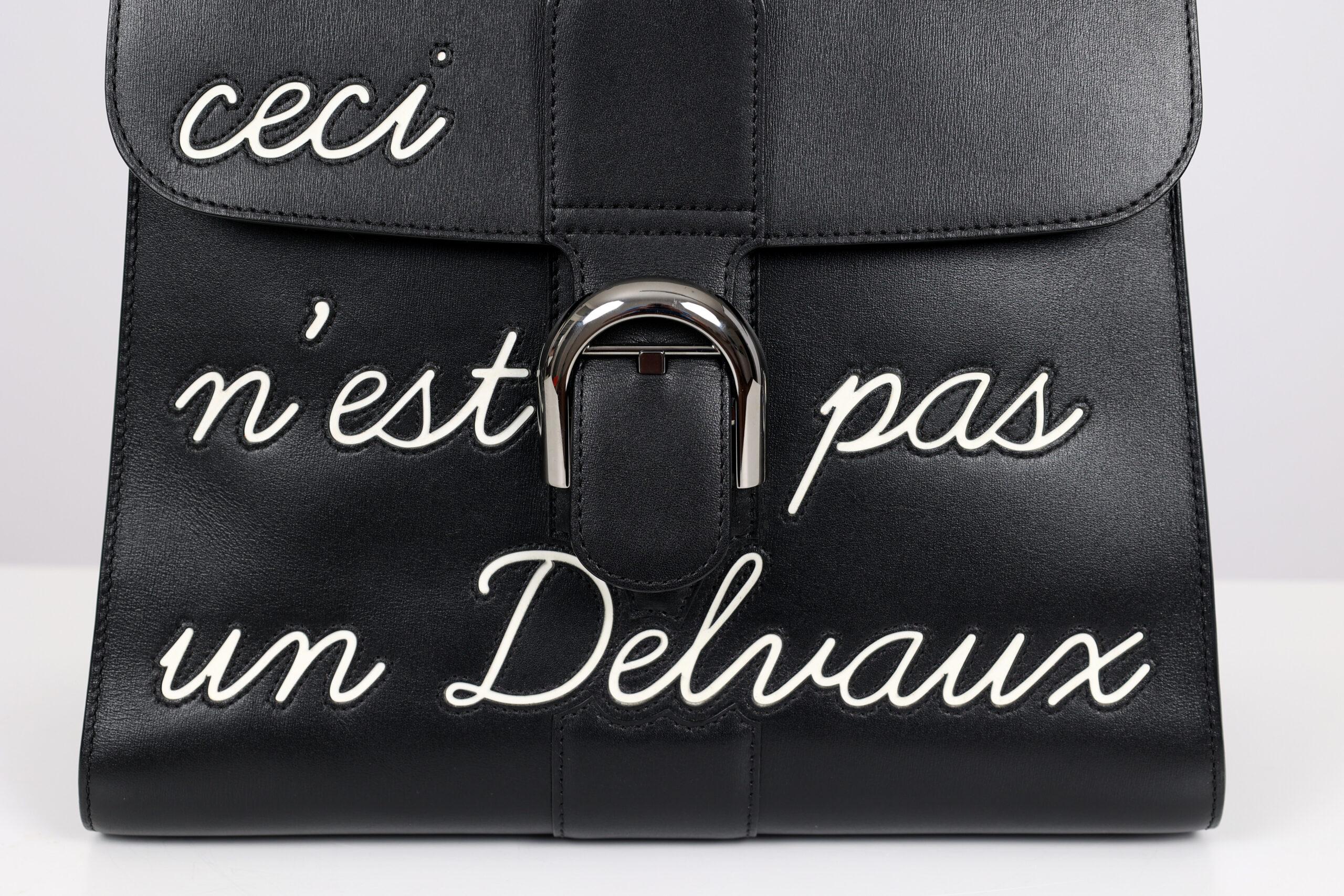 Delvaux – Brillant MM "Ceci n'est pas un Delvaux" (Les Humours / Magritte Collection) actuele Retail prijs 12500 euro