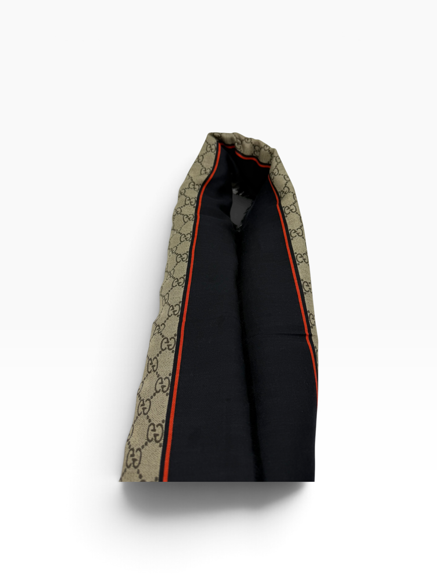 Gucci GG Bees Sjaal – carré 130 x 130 cm kleuren kaki groen-bruin-zwart -rood nieuwstaat