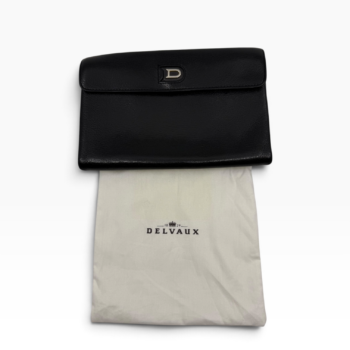 Delvaux portefeuille – model LOTO kleur zwart jumping leer