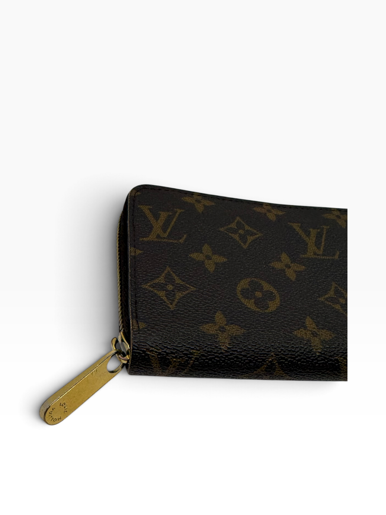 Louis Vuitton Zippy Wallet MNG met goudkleurige hardware