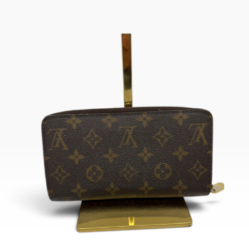 Louis Vuitton Zippy Wallet MNG met goudkleurige hardware