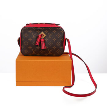 Louis Vuitton Saintonge MNG freesia accenten met goudkleurige hardware